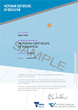 thumbnail size of Sample VCE Replacement Certificate